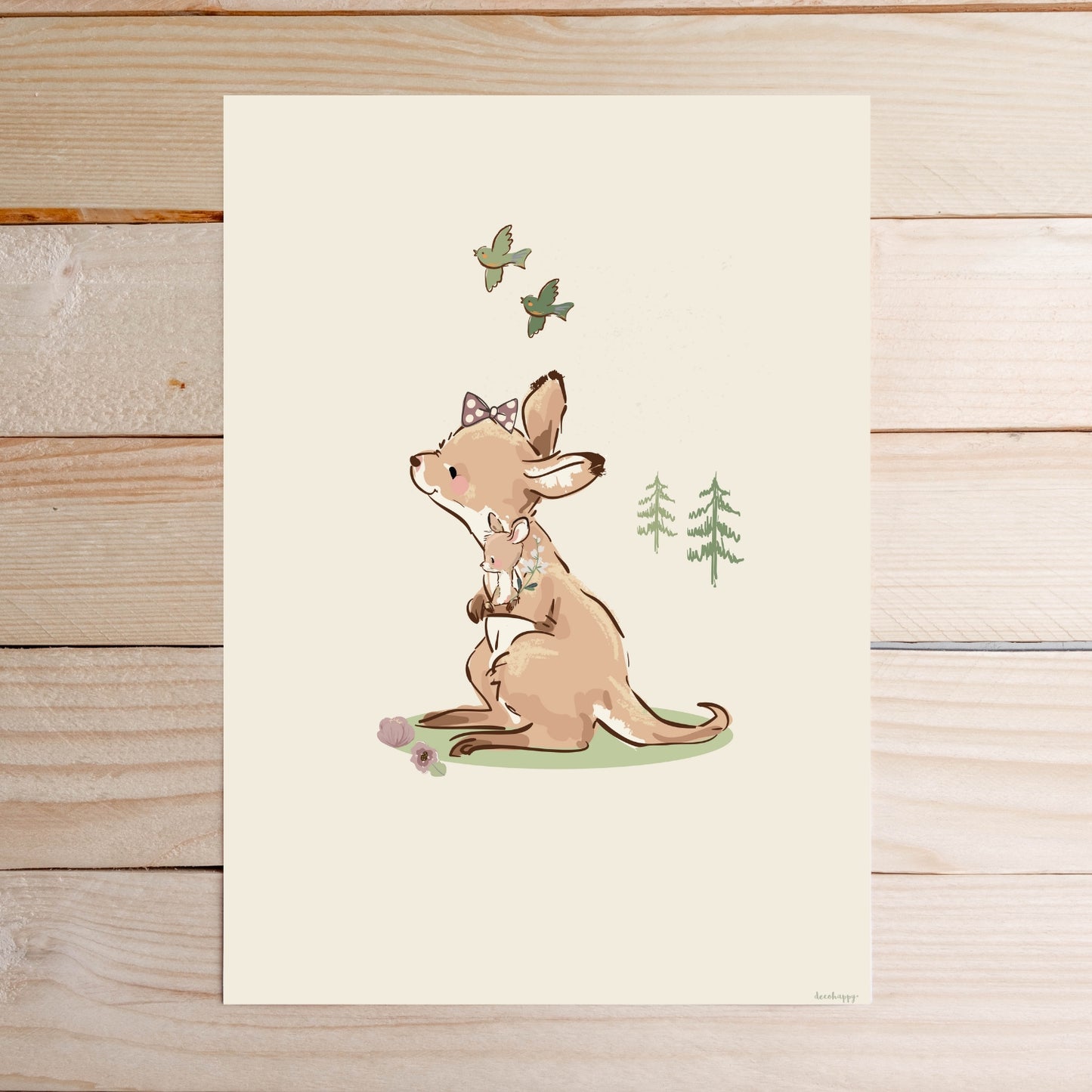 Bambi fairy tale children's print