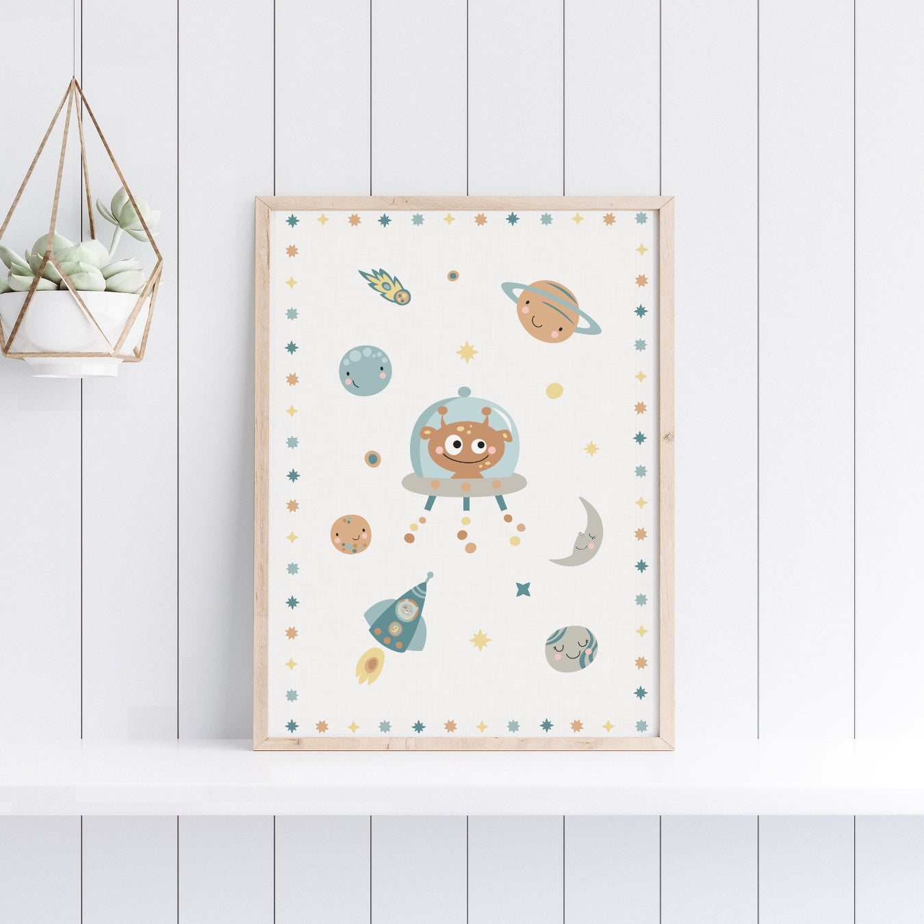 Space Invaders ROCKET children's print