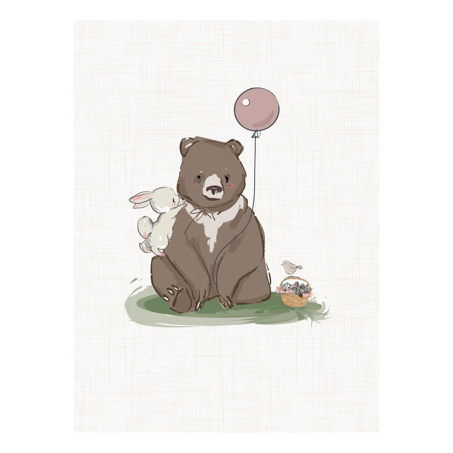 Bear tale children's print