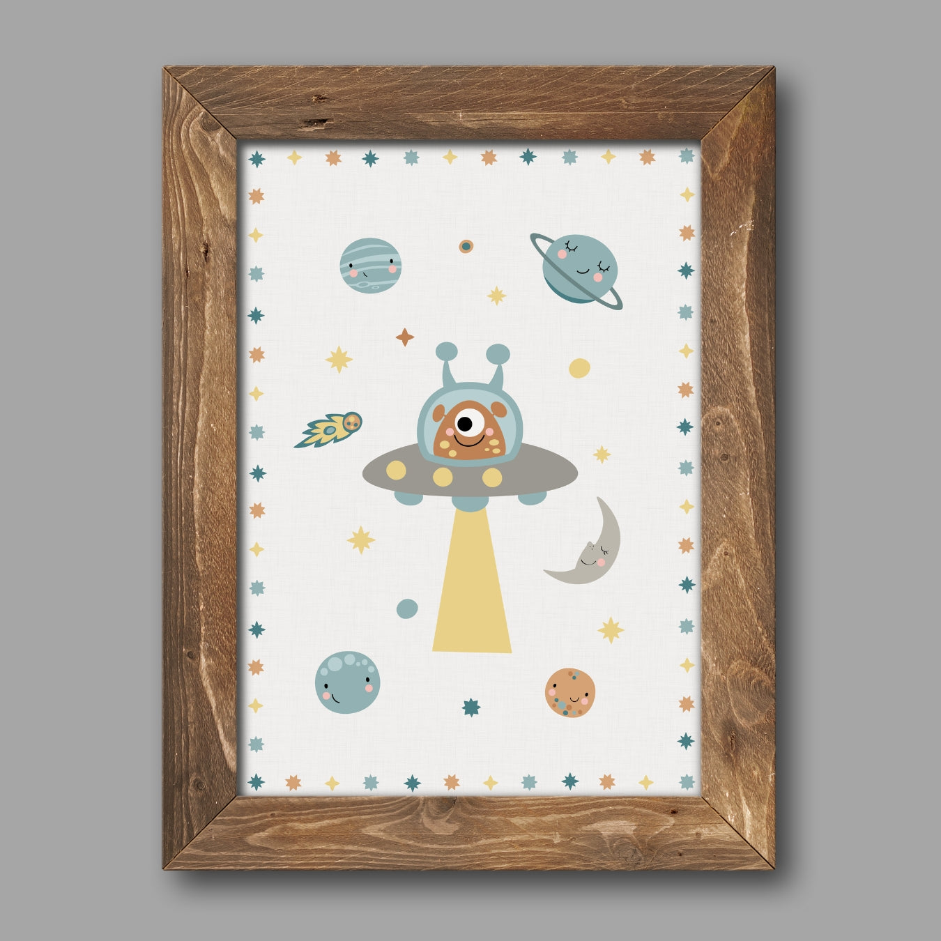 Space Invaders ROCKET children's print