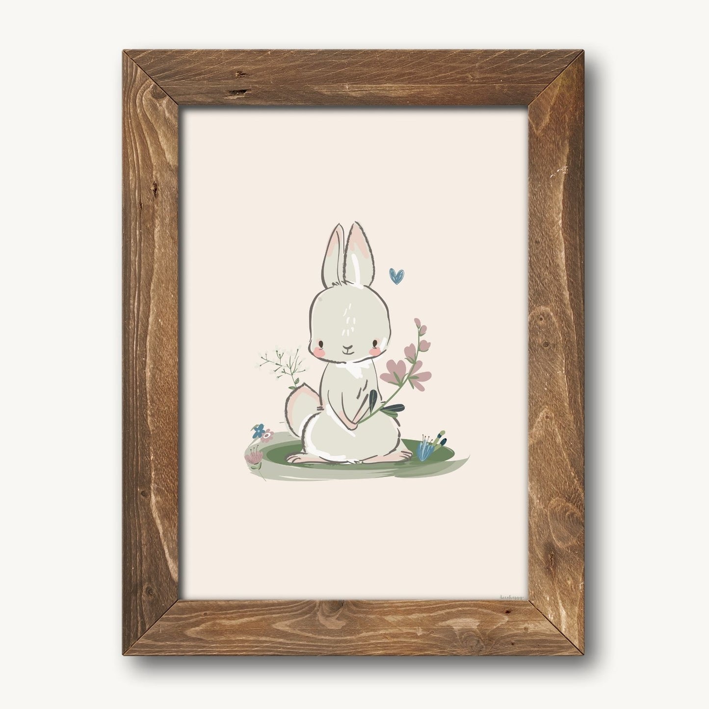Bunnie fairy tale children's print