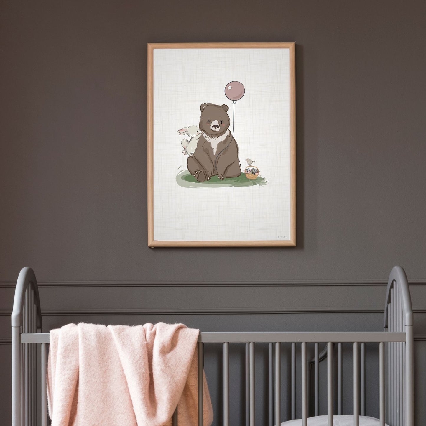 Bear tale children's print
