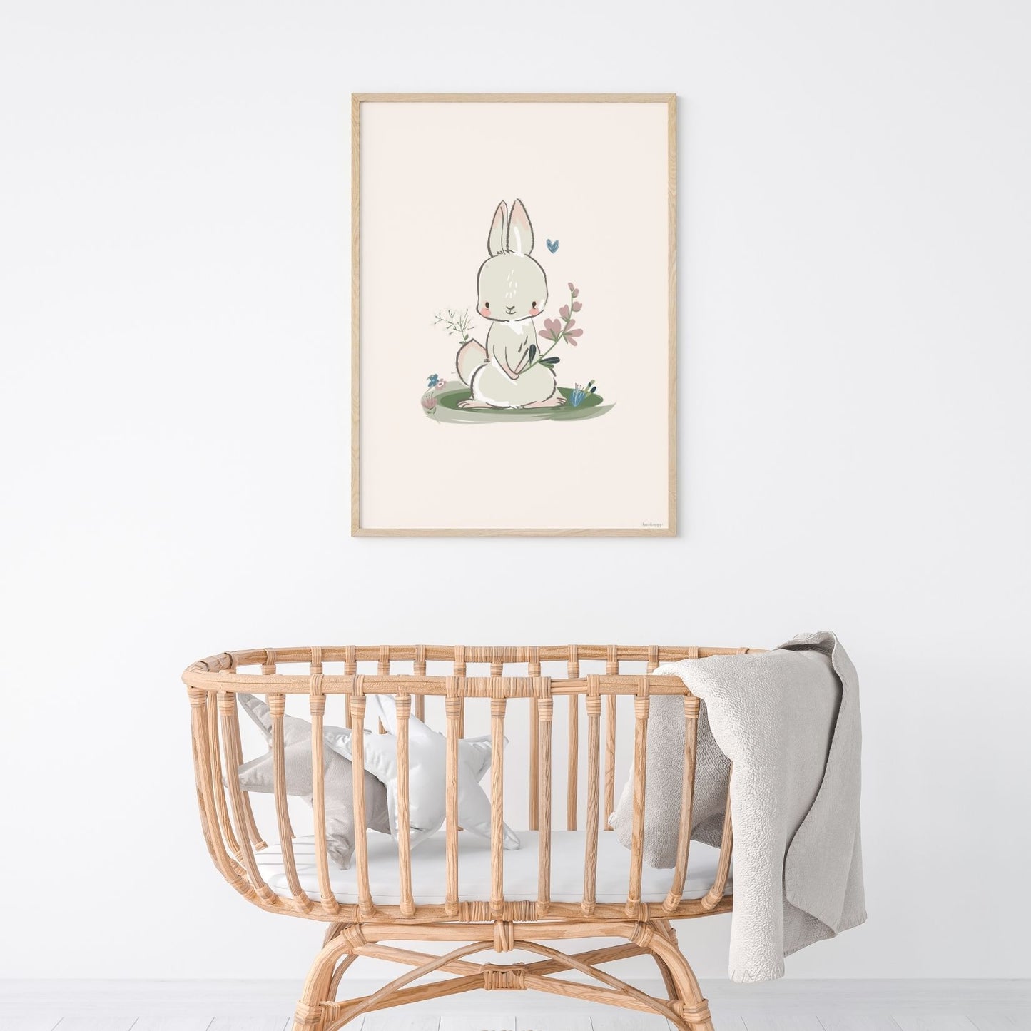 Bunnie fairy tale children's print
