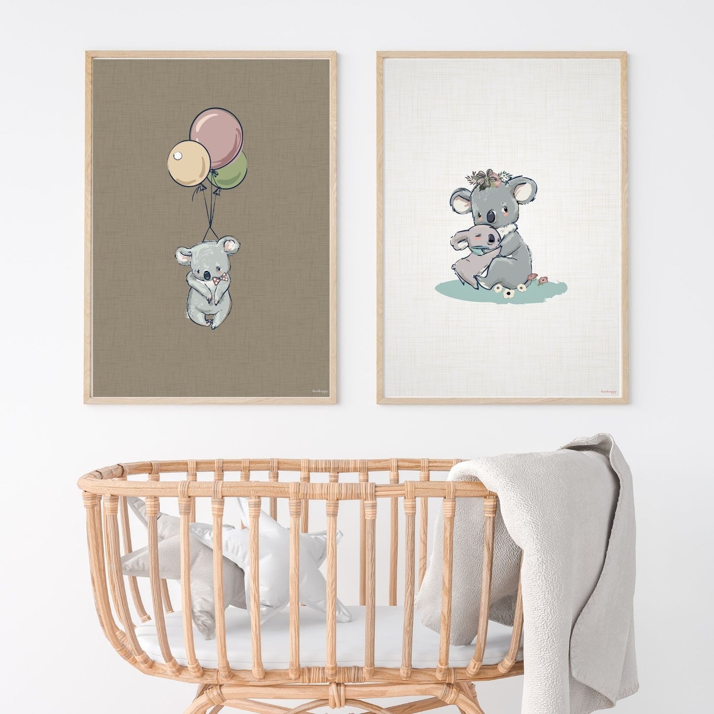 Koala mom fairy tale children's print