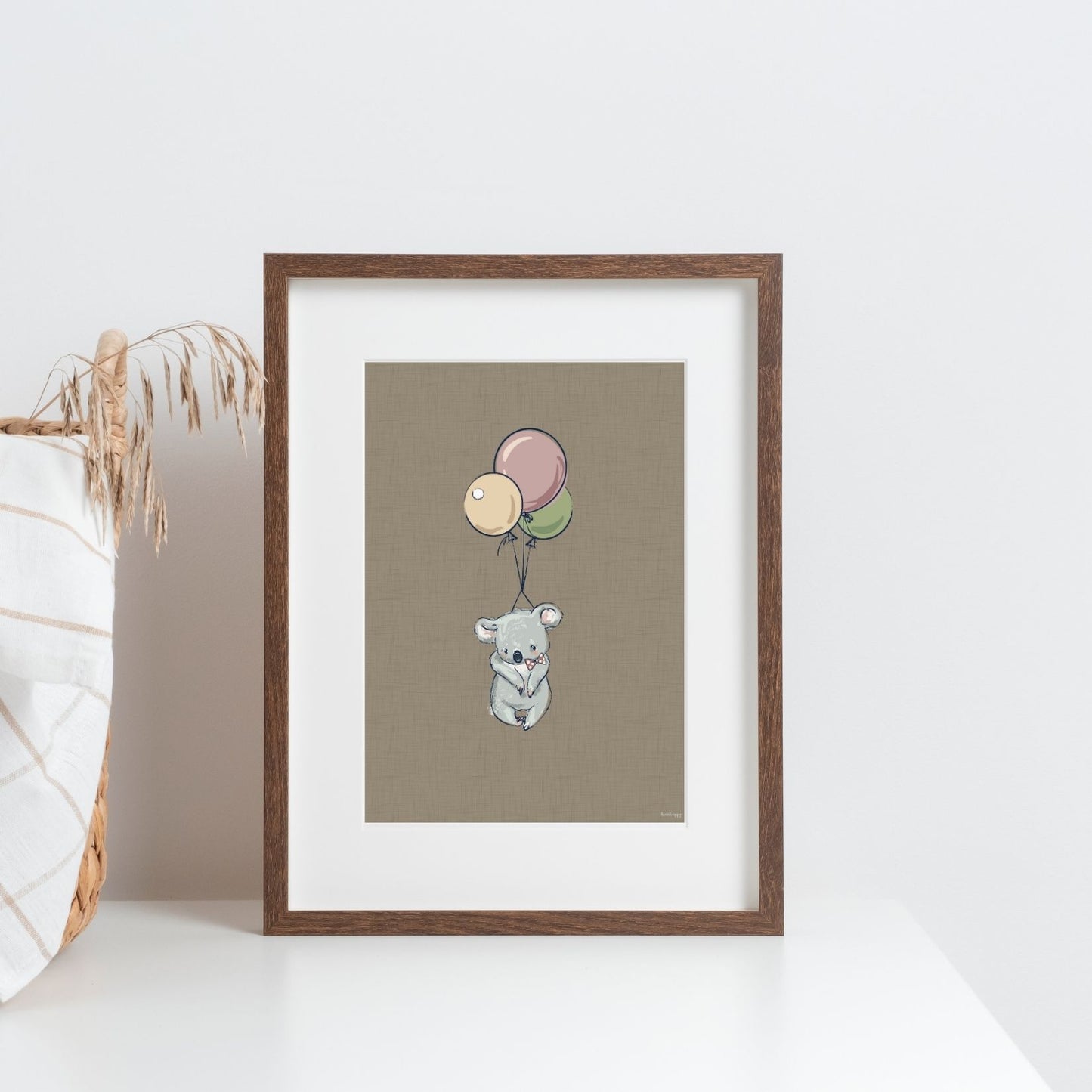 Koala fairy tale children's print