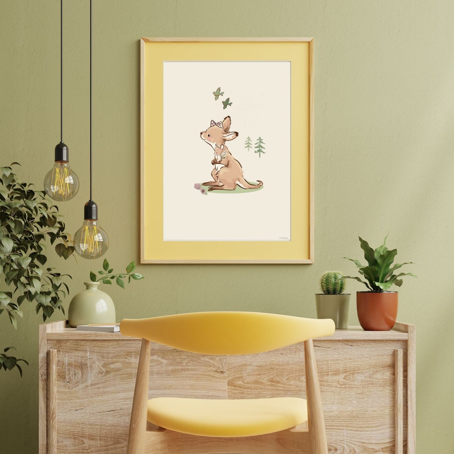 Bambi fairy tale children's print