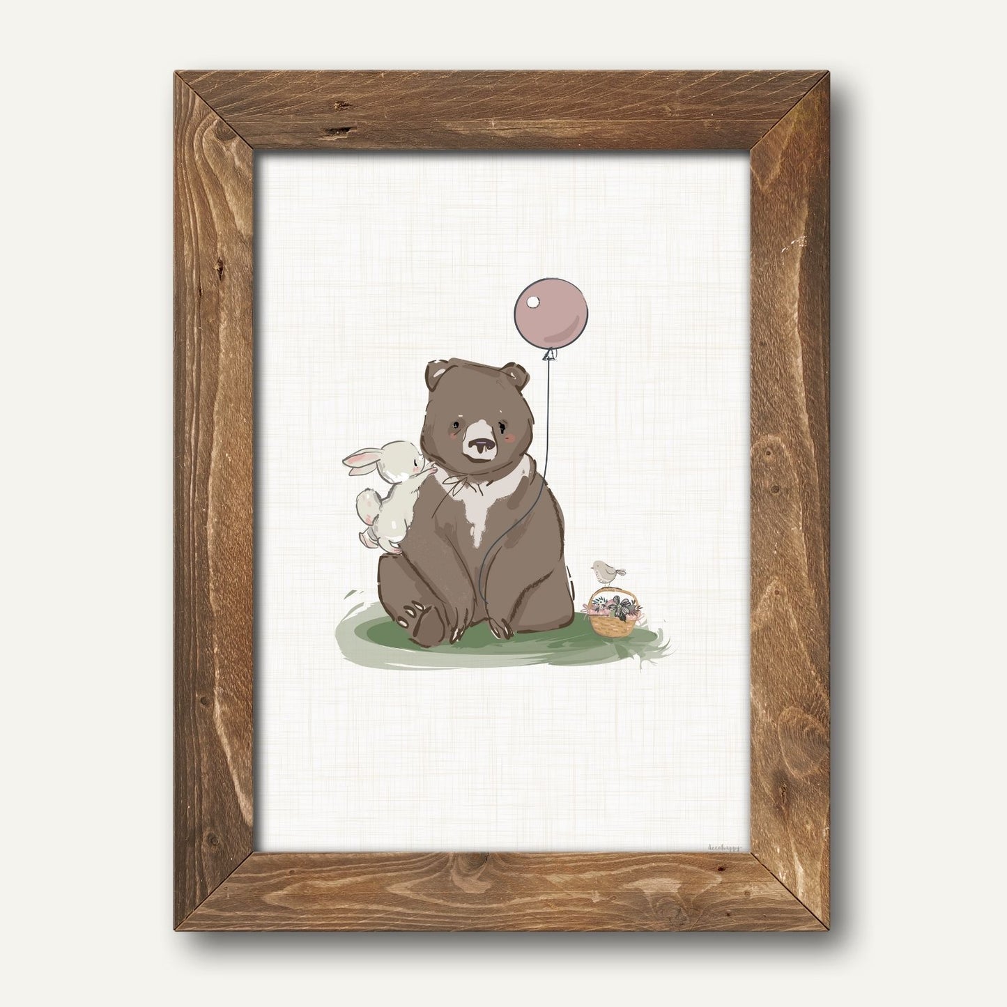 Bear tale children's print