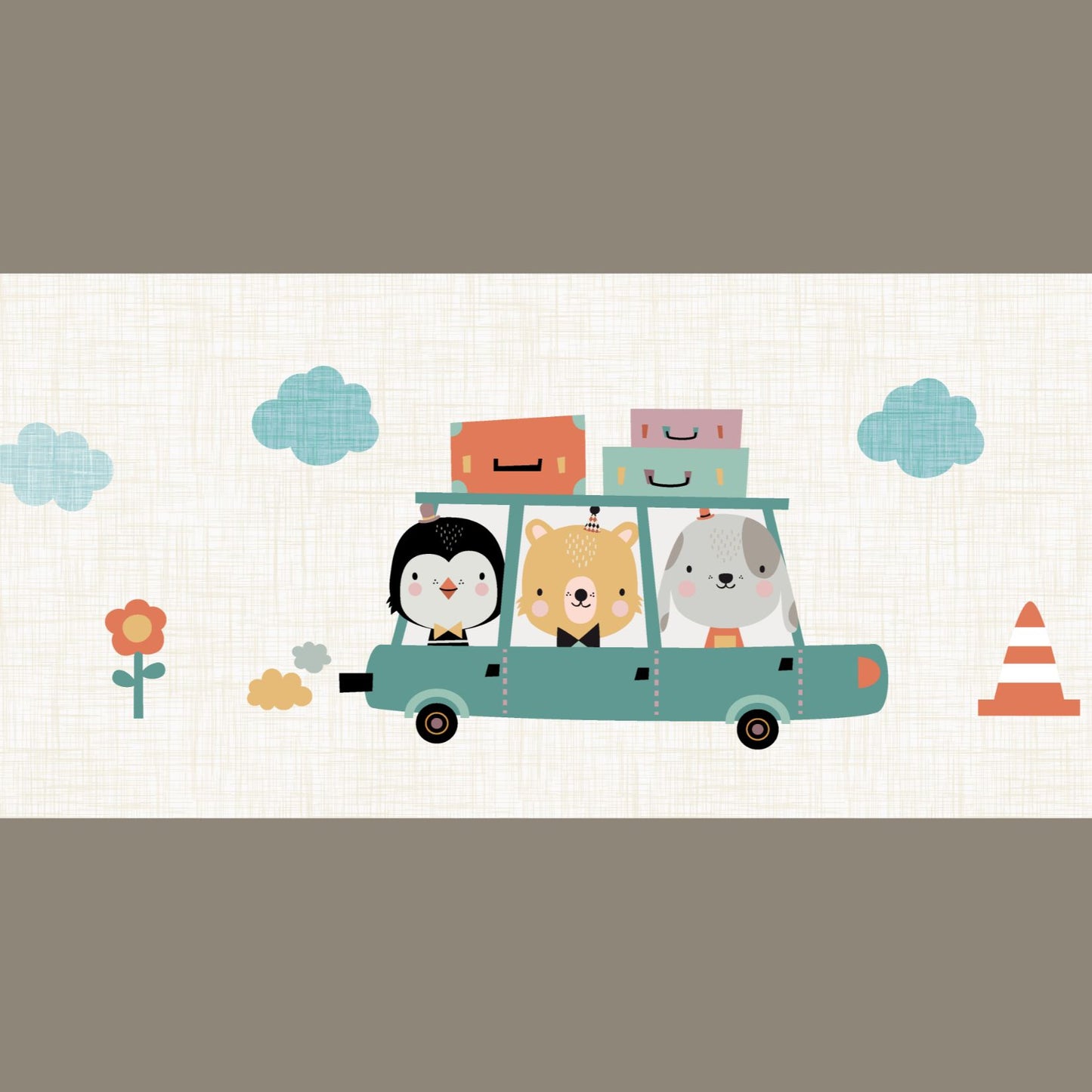 Frontiera dei bambini in viaggio