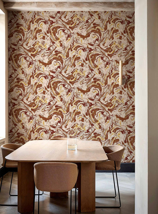 Papel Pintado Marmorea Clay