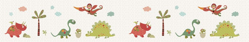 Cenefa infantil dinosaurios buenos