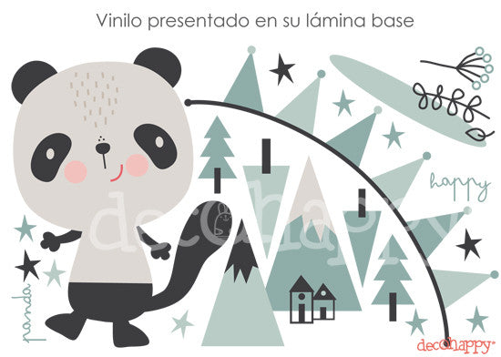 Vinilos bebe Panda