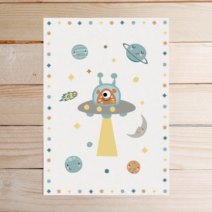 Space Invaders ROCKET children's print