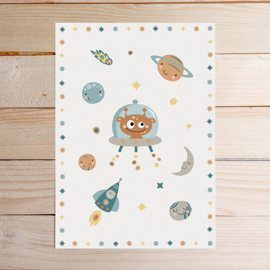 Space Invaders ROCKET children's print