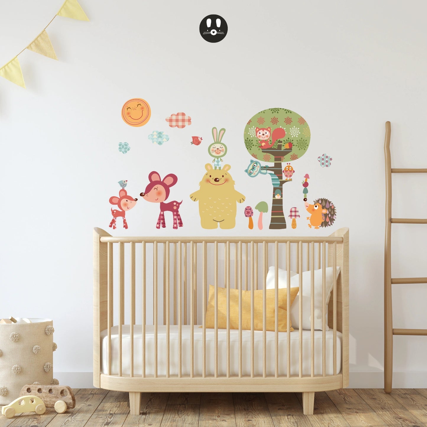 Childrens wall sticker Animals little friends of the Forest