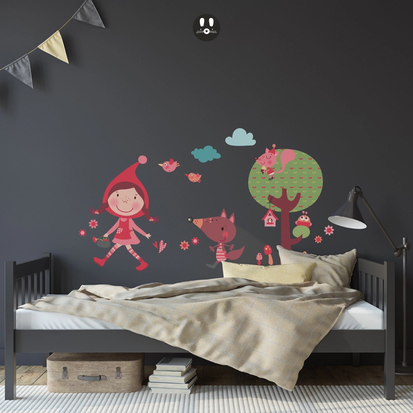 Happy Riding Hood kids wall sticker