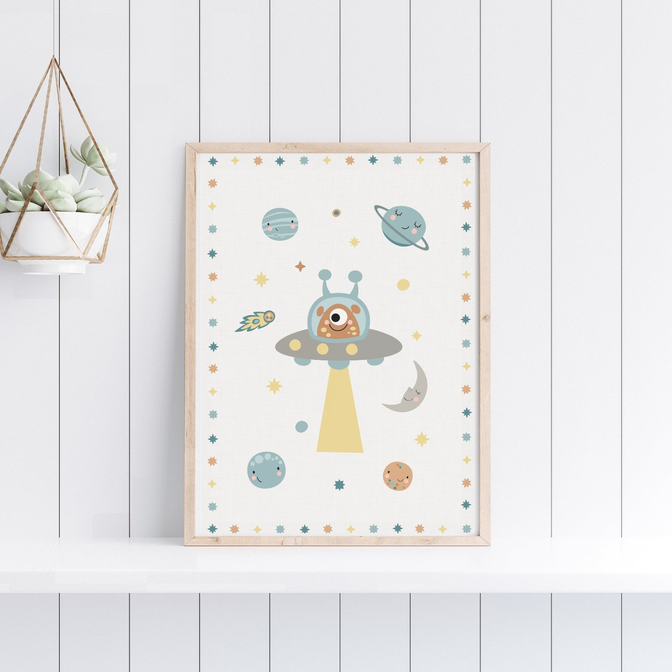 Space Invaders ROCKET children's print