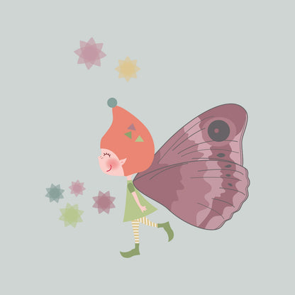 Vinilo infantil duendes del bosque imagine