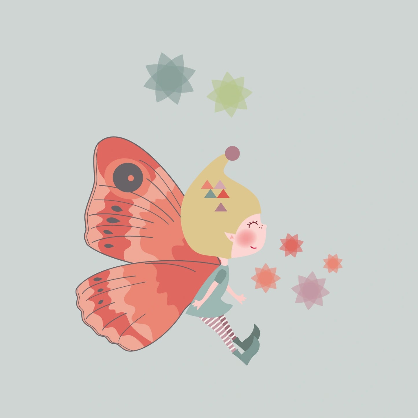 Vinilo infantil duendes del bosque imagine