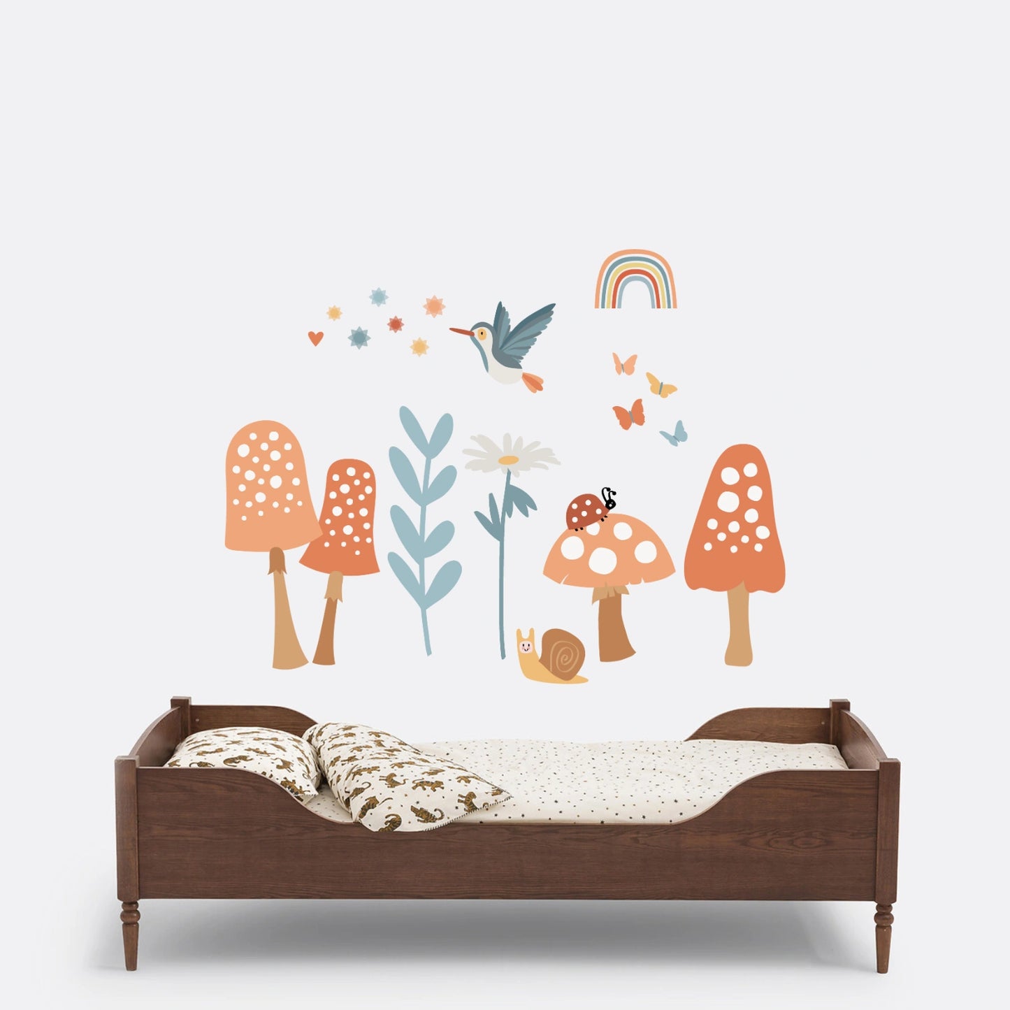 Vinilo infantil setas del bosque