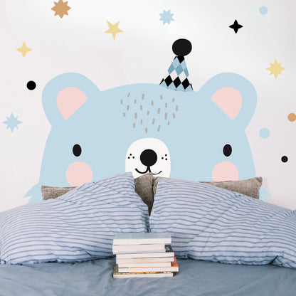 Vinile della testiera del letto Bear