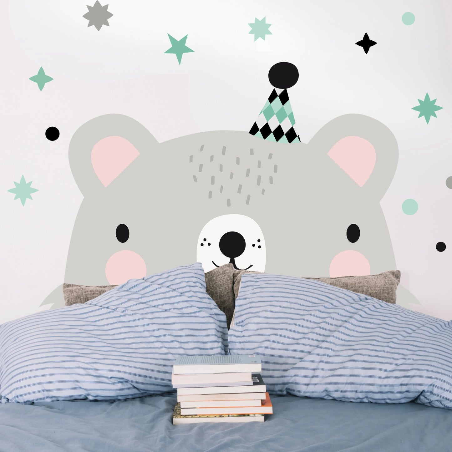 Vinile della testiera del letto Bear