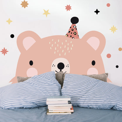 Vinile della testiera del letto Bear