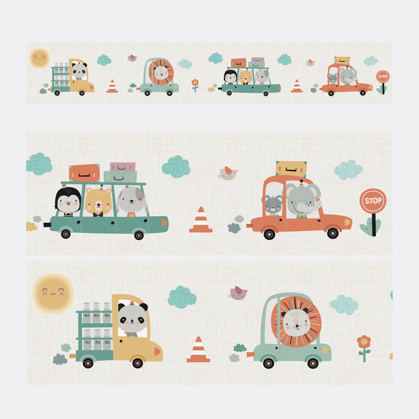 Frontiera dei bambini in viaggio