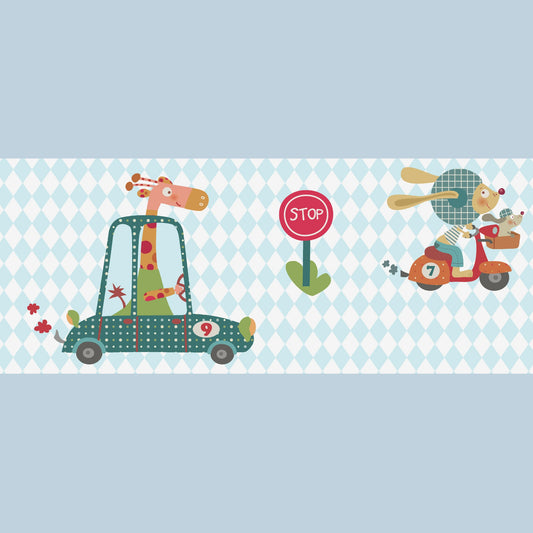 Il confine dei bambini Auto felici