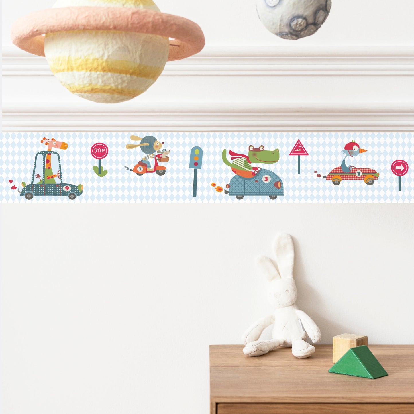 Childrens border Happy cars