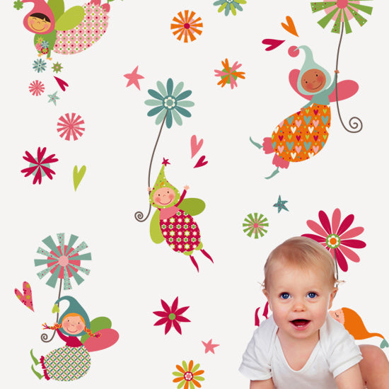 Vinilo infantil duendes magicos 