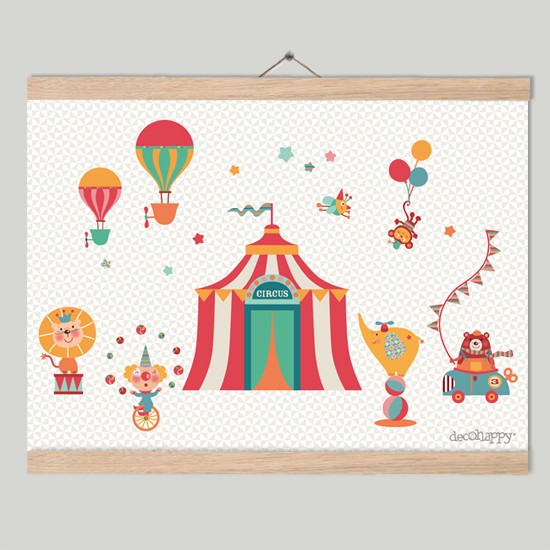 Lámina infantil Circus