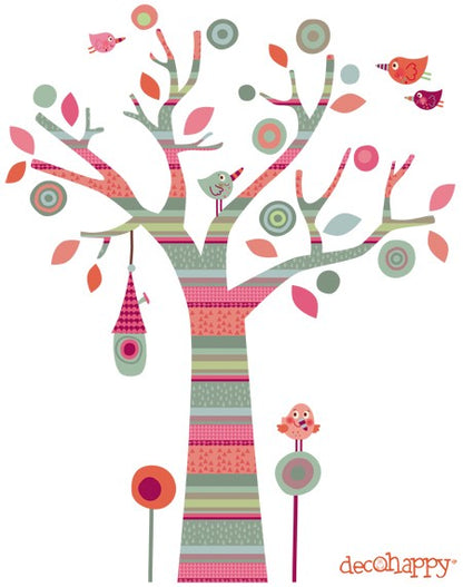 Vinilo infantil Arbol Multicolor