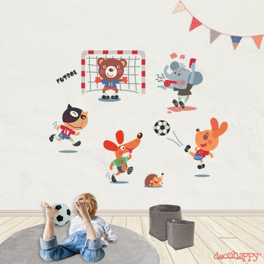 Vinilo infantil Fútbol happy