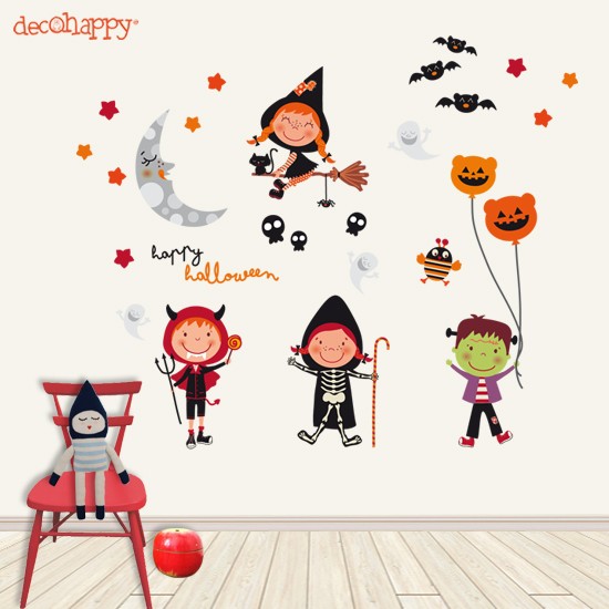 Vinilo infantil Halloween diver