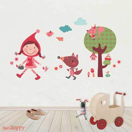 Vinilo infantil Caperufeliz