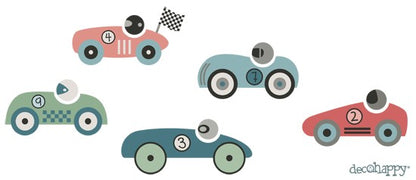 Vinilo infantil Coches carreras