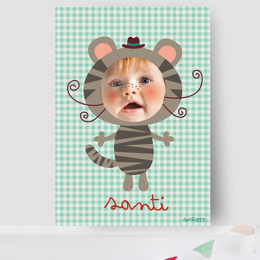 lamina infantil personaje tigre