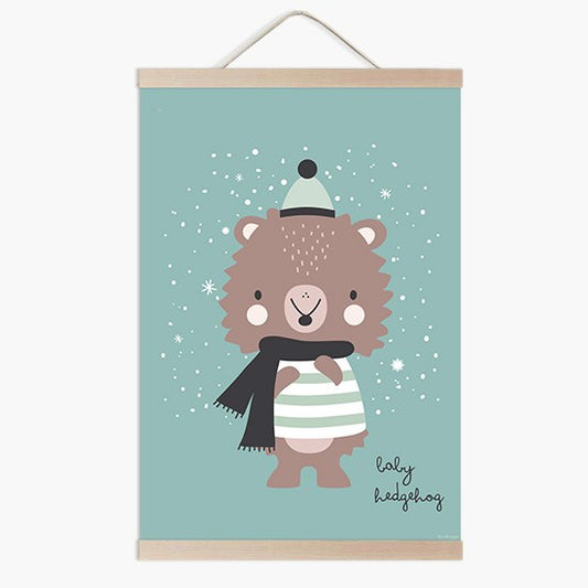 Lámina infantil Baby Hedgehod