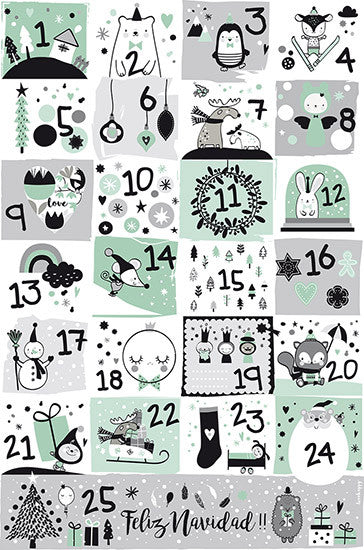 Calendario de Navidad mint