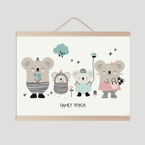 Lámina family koala
