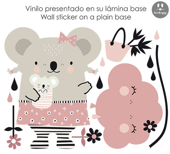 Vinilo mama love koala