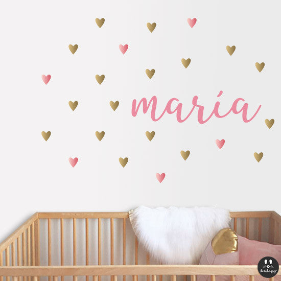 Children's wall sticker personalized modern handwritten name – Decohappy