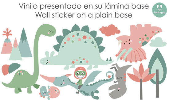 Vinilo infantil Dinosaurios Buenos