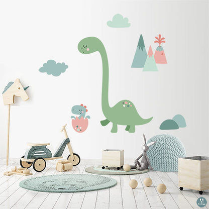 Vinilo infantil dinosaurio diplodocus