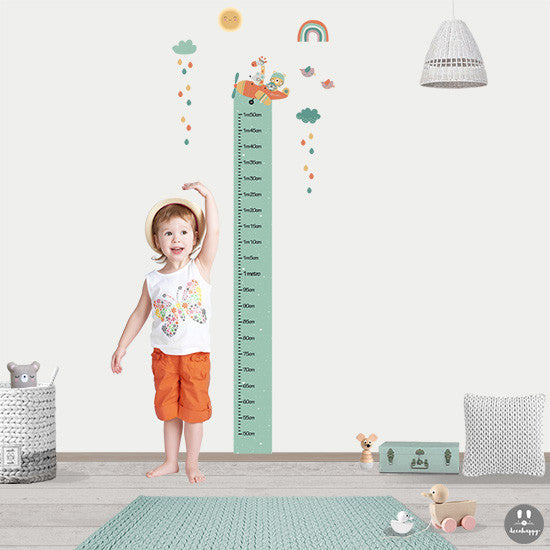 Plane meter sticker for kids – Decohappy