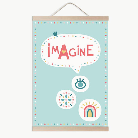 Lámina infantil Imagine