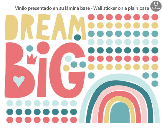 Vinilo infantil big dream