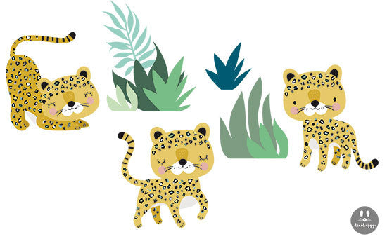Vinilo hermanos leopardos salvajes