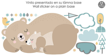 vinilos bebe oso y bebe dormidos