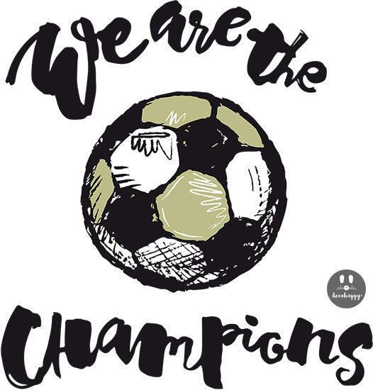 Vinilo juvenil We are the Champions